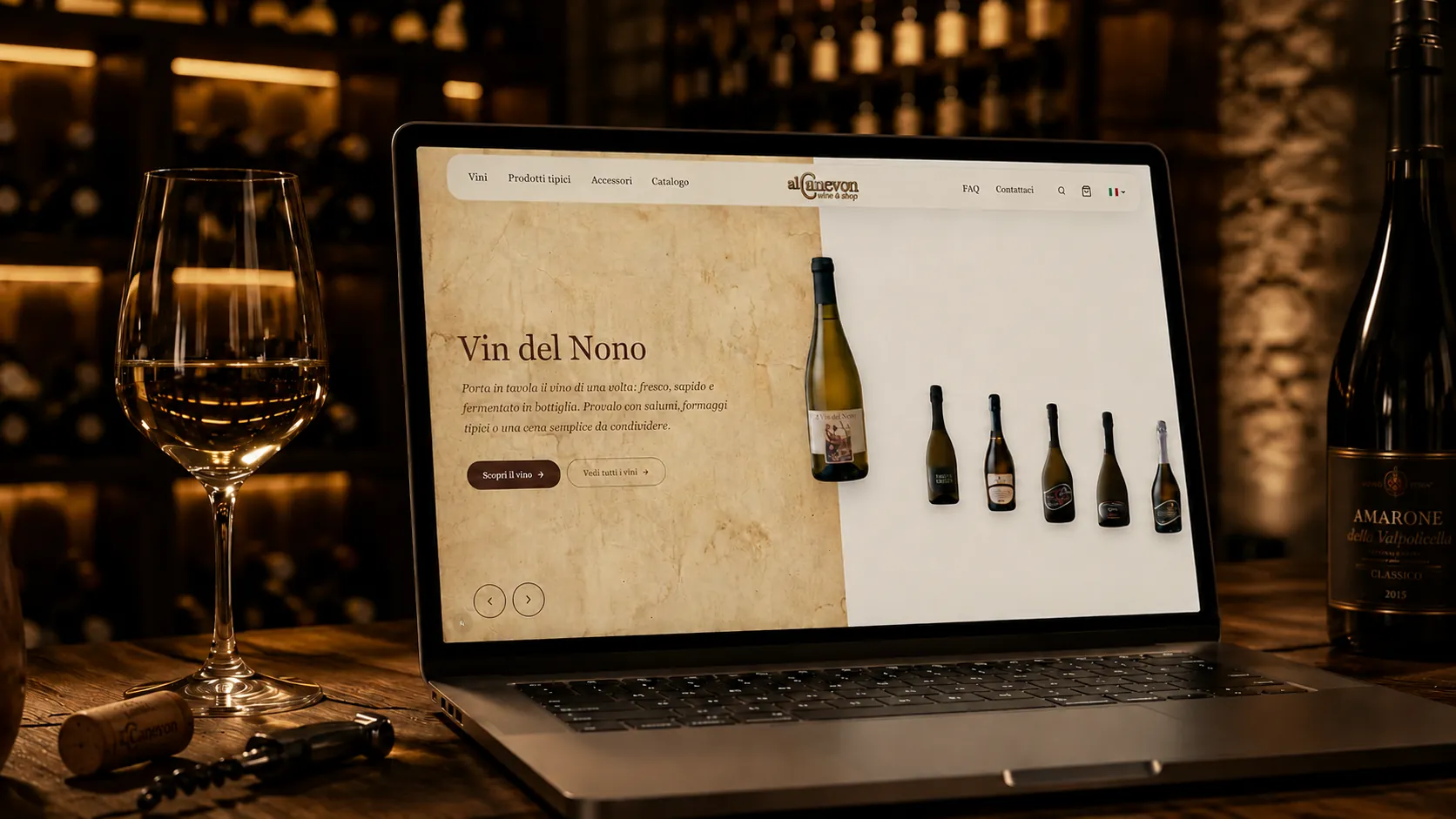 Al Canevon Shop — E-commerce di vini