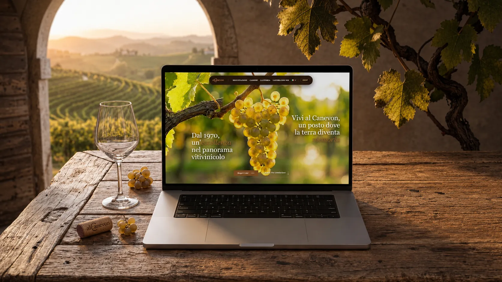 Al Canevon — Cantina in territorio Unesco